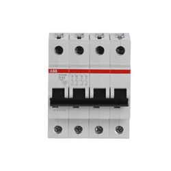 Interruttore Automatico Miniatura S200M 4 Poli 40A Caratteristica B 10kA AC uso Residenziale Commerciale Industriale
