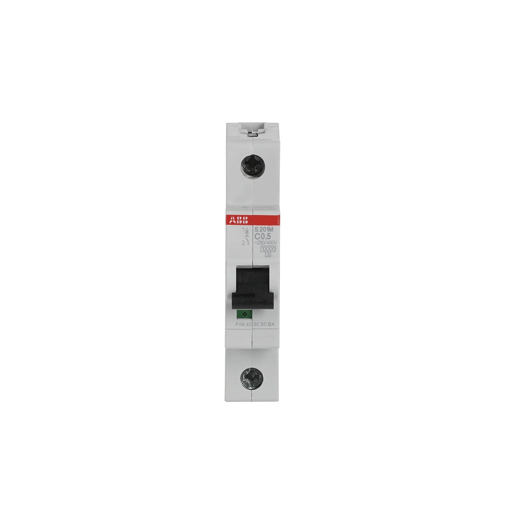 Interruttore Automatico Miniatura S200M 1P 0,5A Curva C 10kA Uso Residenziale e Industriale