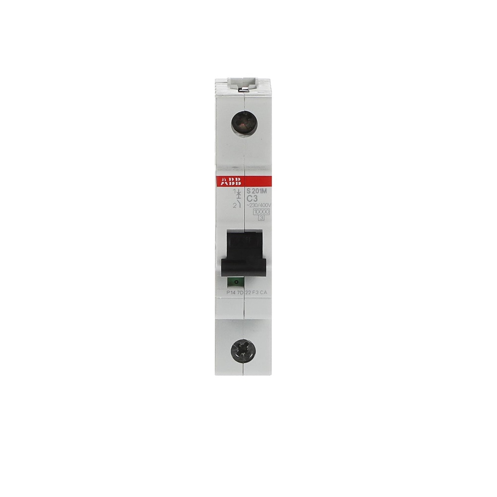 Interruttore Automatico Miniatura S200M 1P 3A Curva C 10kA Uso Residenziale Industriale