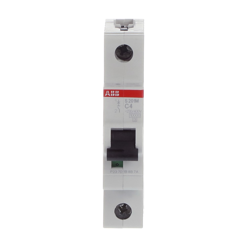 Interruttore Automatico Miniatura S200M 1P 4A Curva C 10kA AC uso residenziale industriale