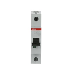 Interruttore automatico Miniature Circuit Breaker S200M 1P 25A C 10kA uso residenziale industriale