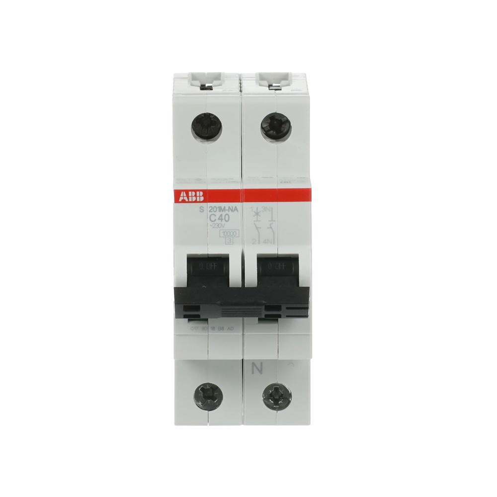 Interruttore automatico Miniature Circuit Breaker S200M 1P+N 40A caratteristica C uso residenziale commerciale industriale