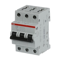 Interruttore Automatico Miniatura S200M 3P 20A Curva C 10kA Uso Residenziale e Industriale