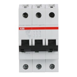 Interruttore Automatico Miniatura S200M 3P 32A Curva C 10kA AC uso residenziale commerciale industriale