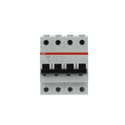 Interruttore automatico S200M 4 poli 16A caratteristica C protezione sovraccarico e cortocircuito uso residenziale commerciale industriale