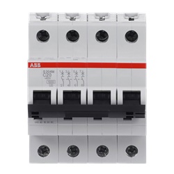 Interruttore automatico S200M 4 poli 20 A caratteristica C protezione sovraccarico e cortocircuito uso residenziale industriale