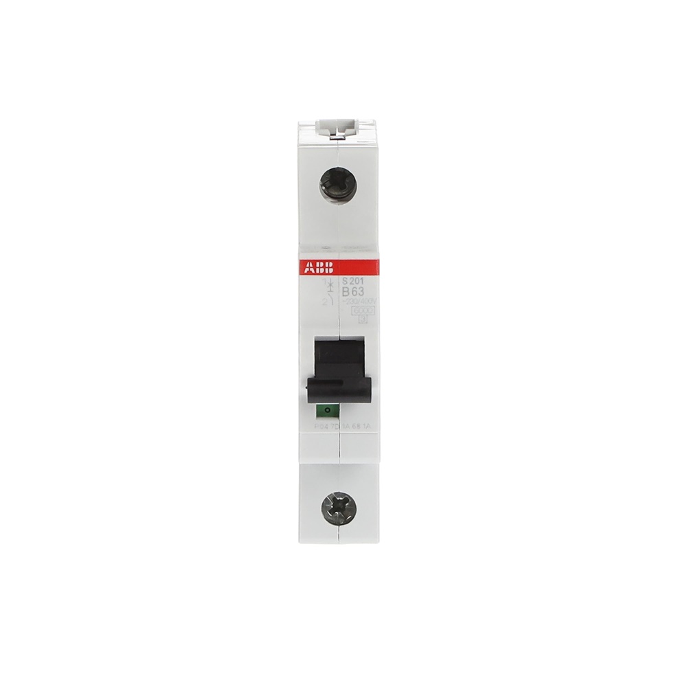 Interruttore Automatico Miniatura S200 1P 63A B 6kA Uso Residenziale e Industriale