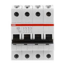 Interruttore Automatico Miniatura S200 4P 50A B 6kA Uso Residenziale Commerciale Industriale