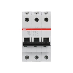 Interruttore automatico Miniature Circuit Breaker S200 3P 50A C 6kA uso residenziale industriale