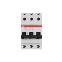 Interruttore Automatico Miniatura S200 3P 63A Curva C 6kA Uso Residenziale e Industriale