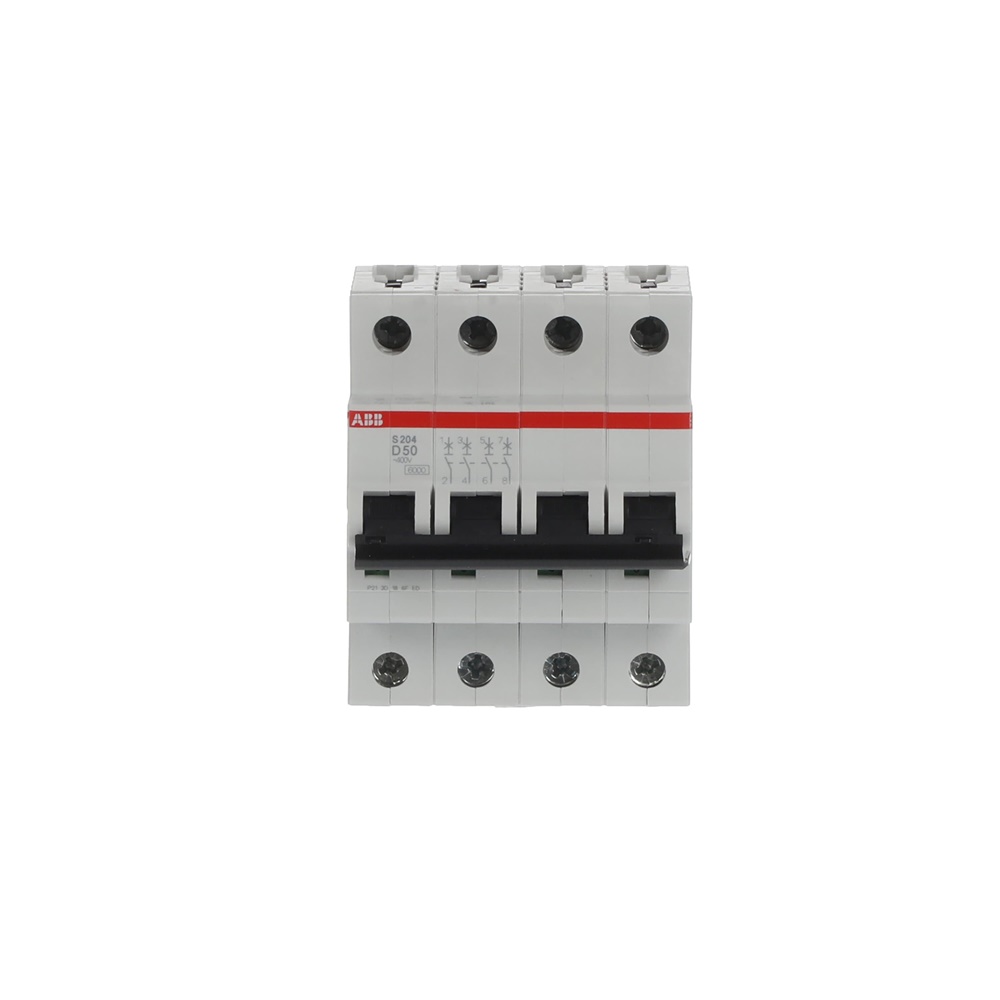 Interruttore Automatico Miniatura S200 4P 50A D 6kA Uso Residenziale Industriale