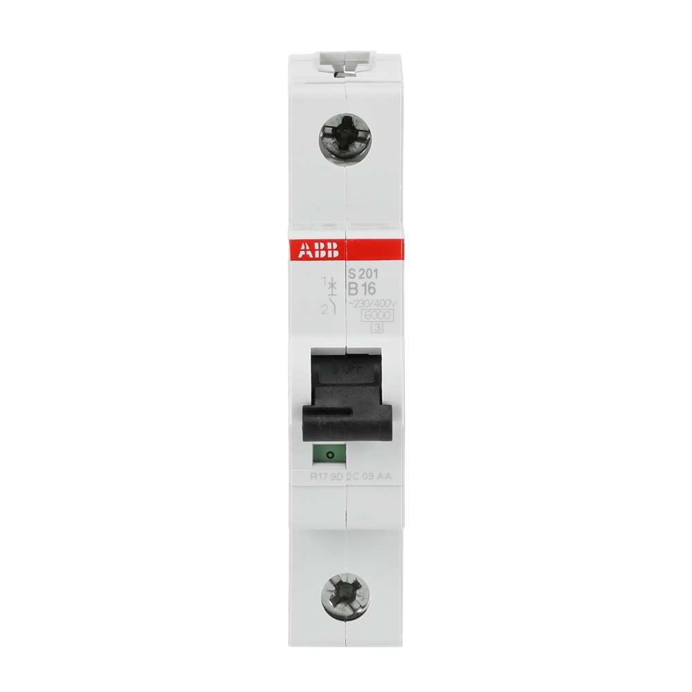 Interruttore automatico S200 1P 16A caratteristica B 6kA uso residenziale e industriale