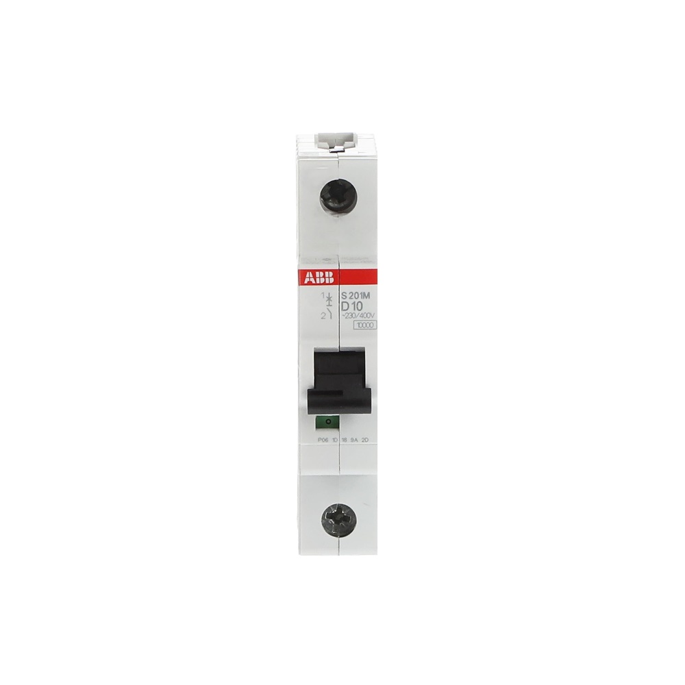 Interruttore Automatico Miniatura S200M 1P 10A Caratteristica D 10kA Uso Residenziale Commerciale Industriale