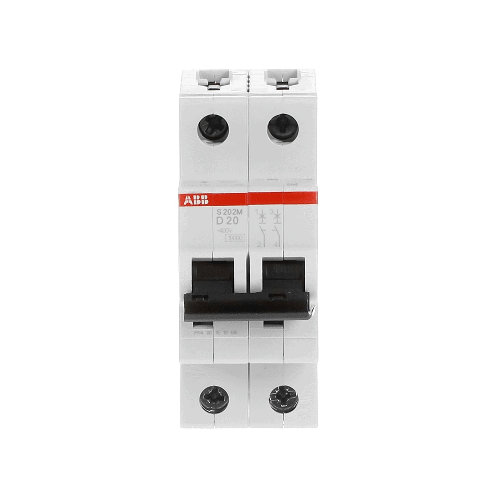 Interruttore Automatico Miniatura S200M 2P 20A D 10kA Uso Residenziale e Industriale