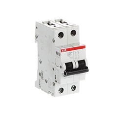 Interruttore automatico compatto S200M 2 poli 50A caratteristica D 10kA uso residenziale industriale