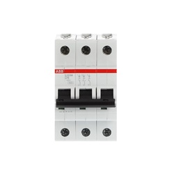 Interruttore Automatico Miniatura S200M 3P 6A D 10kA per Uso Residenziale e Industriale