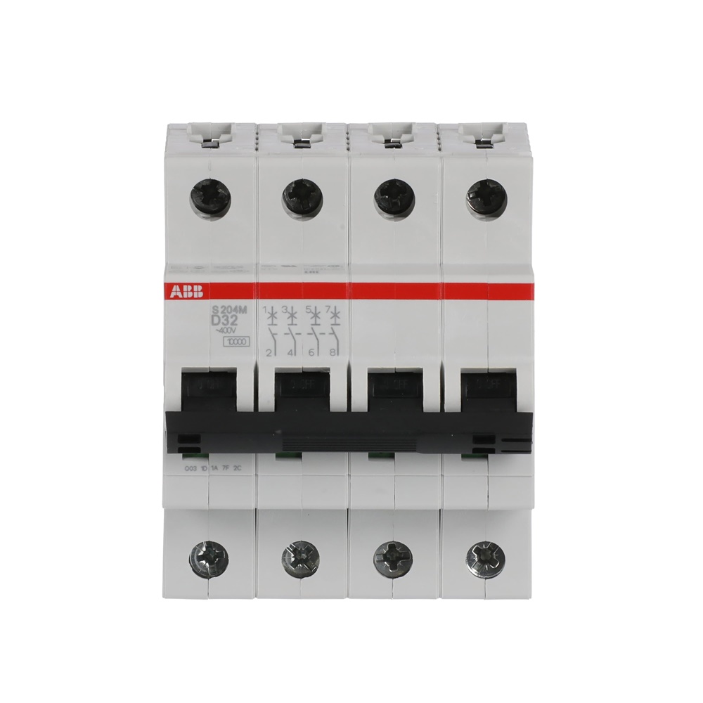 Interruttore Automatico Miniatura S200M 4P 32A D 10kA Uso Residenziale e Industriale