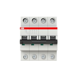 Interruttore Automatico Miniatura S204-C80 80A 4 Poli Caratteristica C 6kA AC