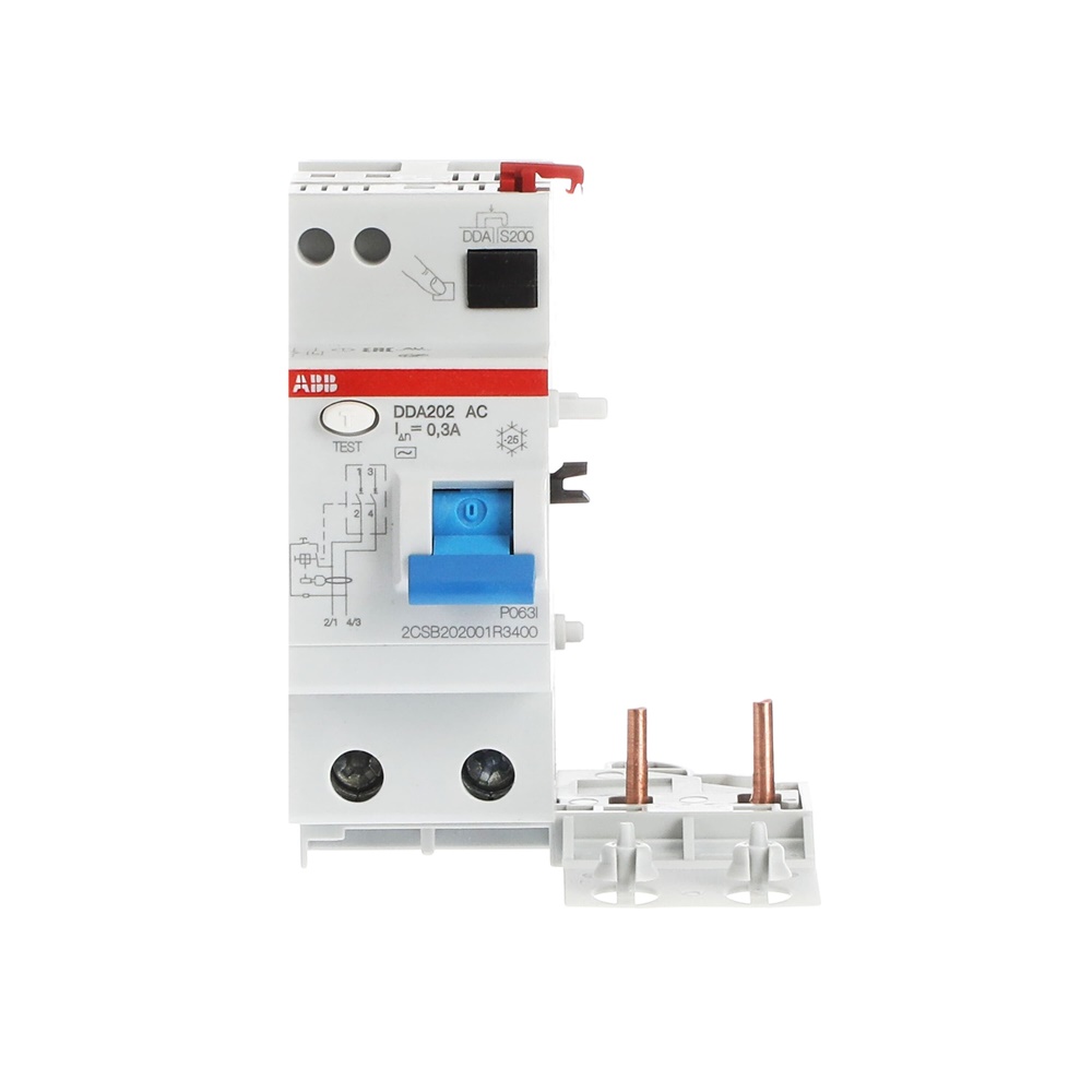 Interruttore differenziale DDA200 2P 40A 300mA Tipo AC protezione impianti residenziali industriali