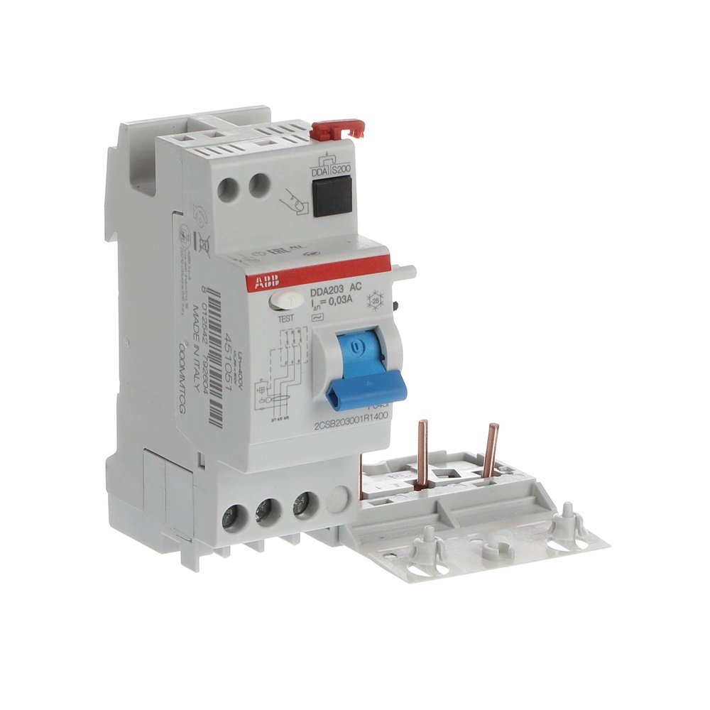 Blocco differenziale DDA203 AC 40A 30mA protezione residenziale commerciale industriale