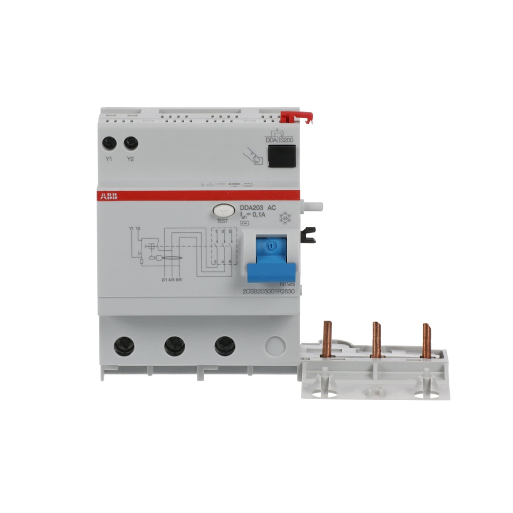 Blocco differenziale DDA200 3P 63A 100mA Tipo AC protezione residenziale commerciale industriale