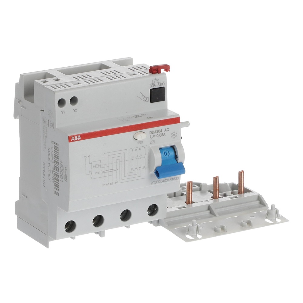 Interruttore differenziale DDA200 4P 63A 30mA tipo AC per impianti residenziali industriali