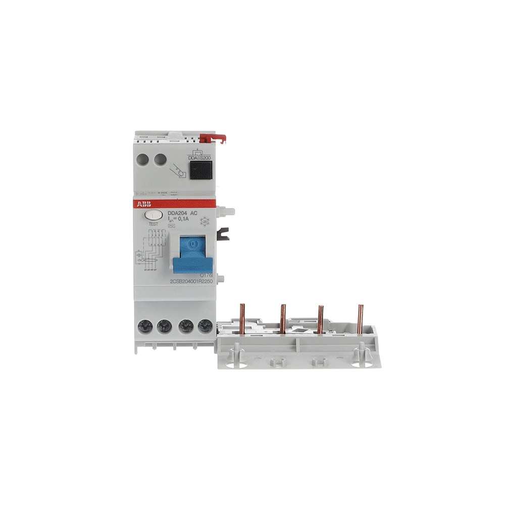 Blocco differenziale DDA204 AC 25A 100mA protezione residenziale commerciale industriale