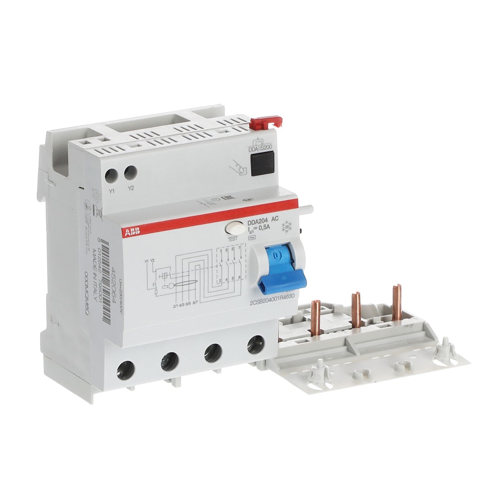 Interruttore differenziale DDA200 4P 63A 500mA tipo AC per impianti residenziali industriali