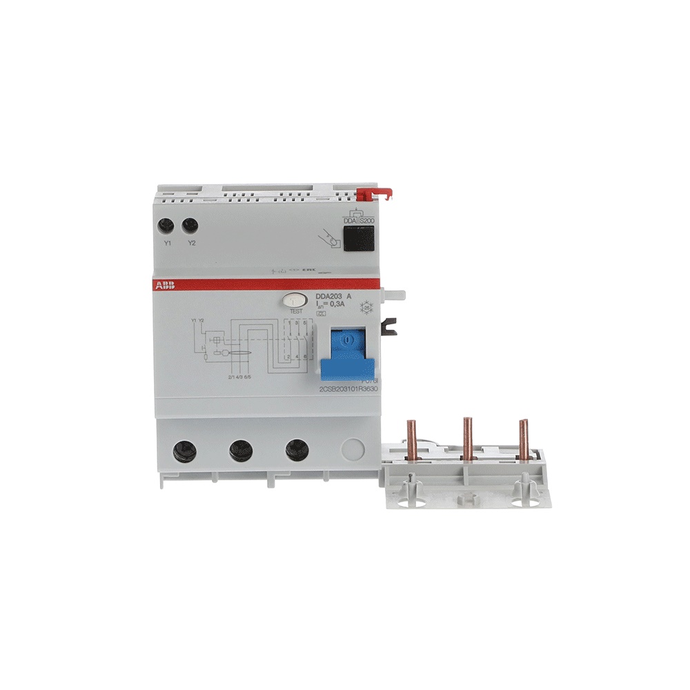 Blocco differenziale DDA200 3P 63A 300mA Tipo A protezione residenziale commerciale industriale