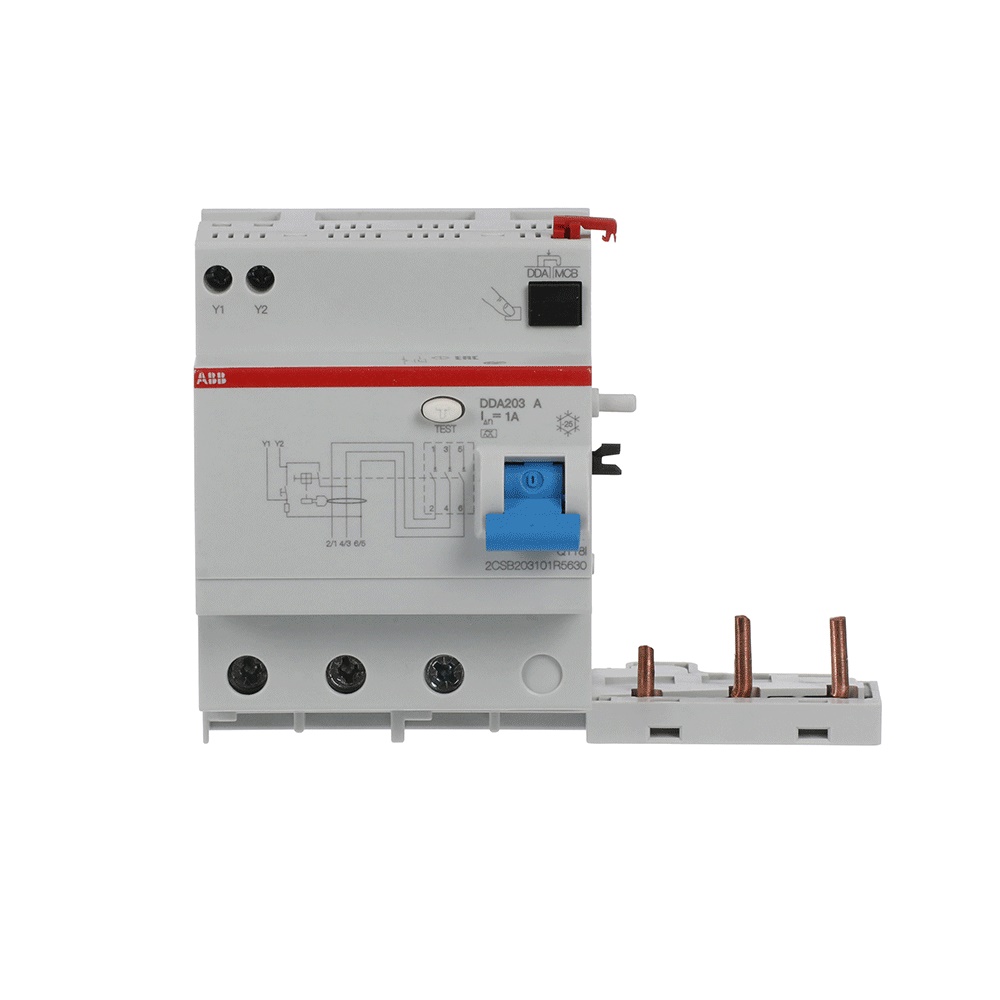Blocco Differenziale DDA200 3P 63A 1000mA Tipo A per Uso Residenziale Commerciale Industriale
