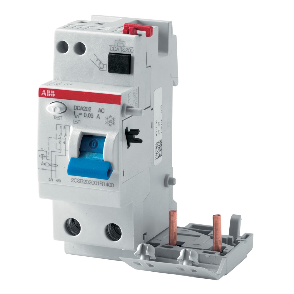 Interruttore differenziale DDA202 2 poli 63A 300mA protezione impianti elettrici residenziali industriali