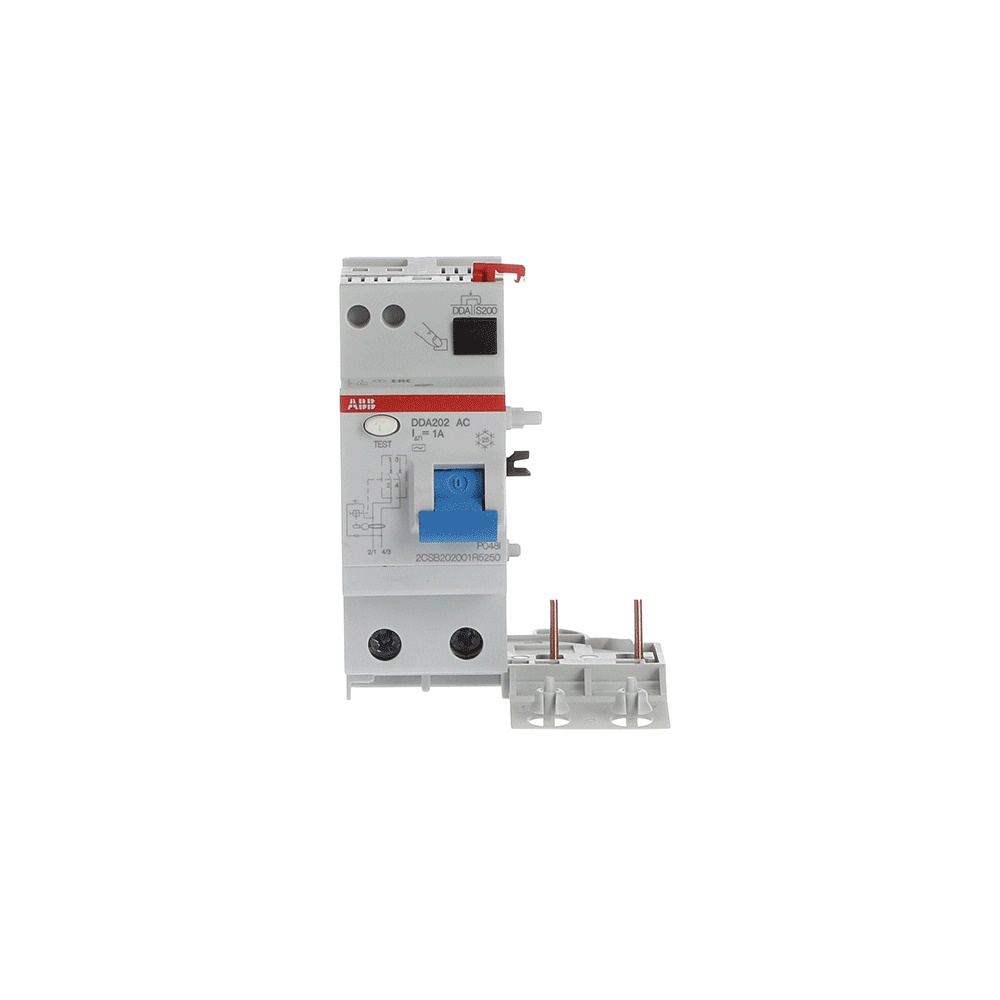 Blocco differenziale DDA200 2P 25A 1000mA tipo AC per protezione impianti residenziali e industriali
