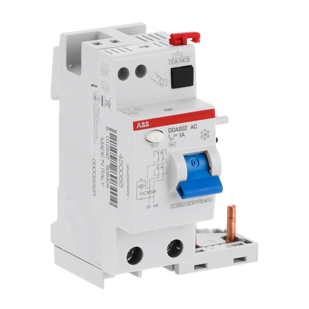 Blocco differenziale DDA200 2 poli 40A 1000mA tipo AC protezione residenziale commerciale industriale