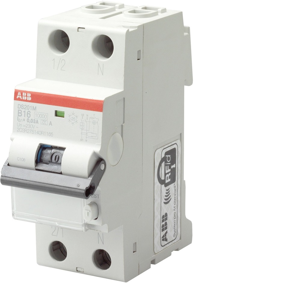 interruttore magnetotermico differenziale, 6kA, AC, Curva C, 25A 30mA