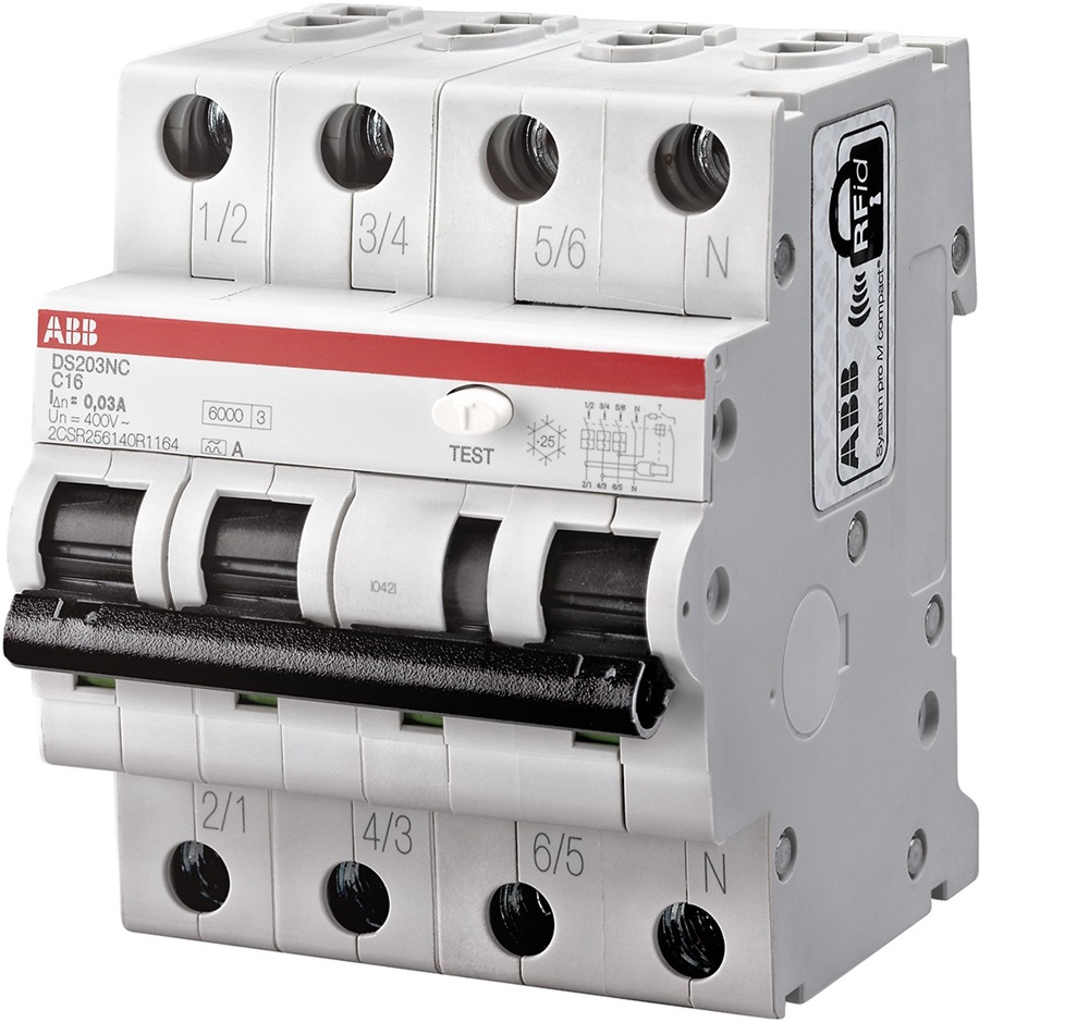 interruttore magnetotermico differenziale, 6kA, A, Curva C, 10A 30mA