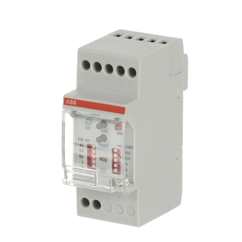 Relè differenziale elettronico RD2 Tipo A 230-400V protezione dispersione corrente residenziale e industriale