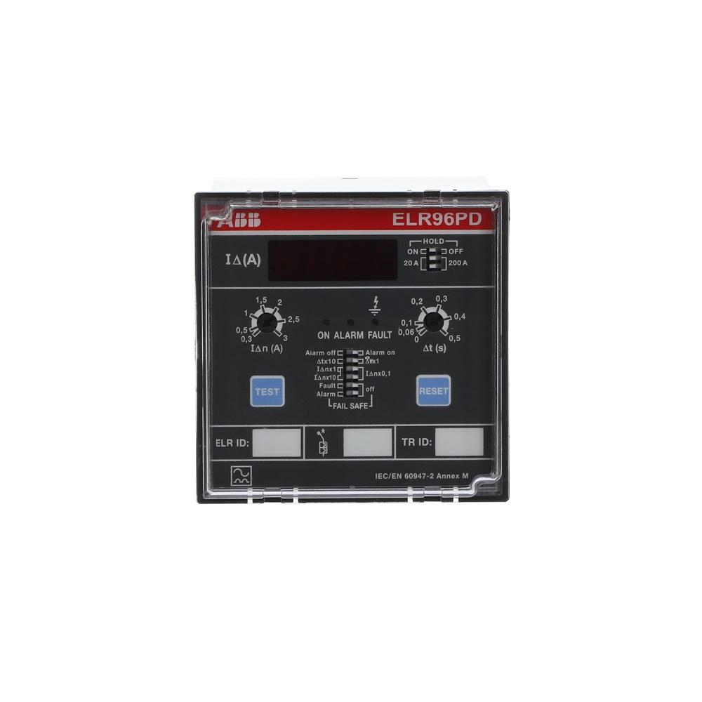 RELE DIFF. ELETTRONICO ELR96PD Tipo A Monitoraggio Protezione Rete Bassa Tensione