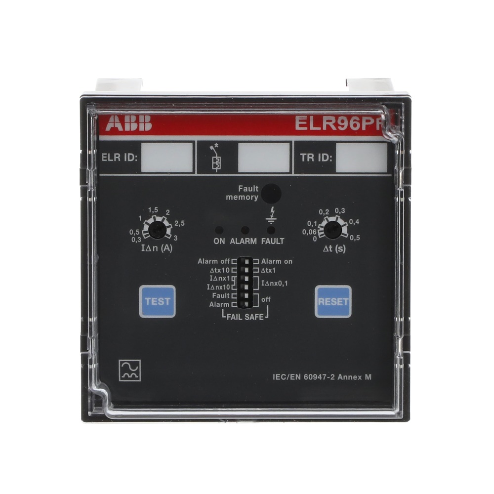 Rele differenziale elettronico ELR96PF tipo A monitoraggio protezione rete bassa tensione