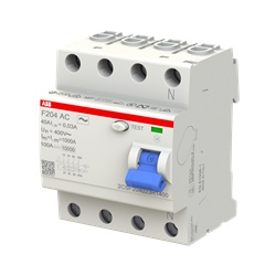 Interruttore differenziale F204 AC 40A 30mA 4 poli protezione impianti e persone