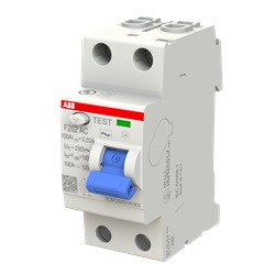 Interruttore differenziale F202 AC 2 poli 30 mA 100 A protezione impianti e persone