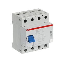 Interruttore Differenziale F204 A 4 Poli 125A 300mA Tipo A per Quadri Elettrici