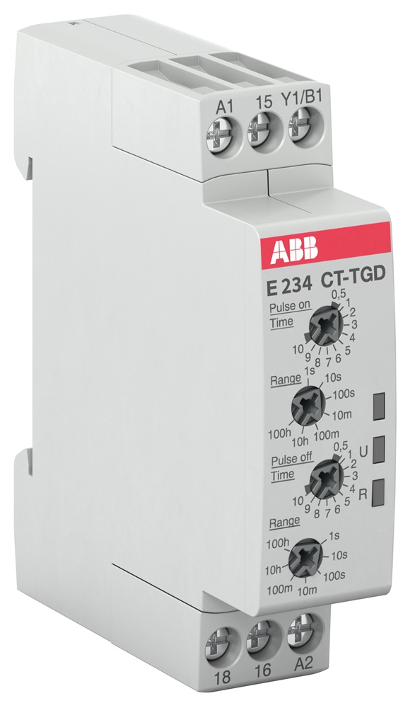 ELEA 685 6 relè temporizzato controllo preciso 1c/o 24-240VAC 24-48VDC uso industriale e civile