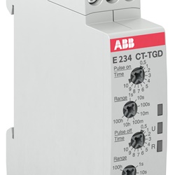 ELEA 685 6 relè temporizzato controllo preciso 1c/o 24-240VAC 24-48VDC uso industriale e civile