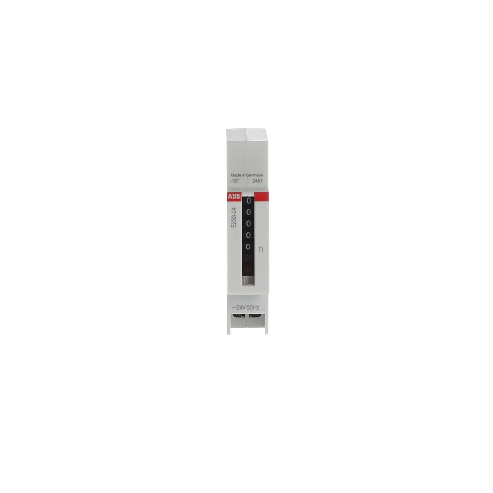 Contatore orario elettrico E233 24V CA per monitoraggio macchinari industriali