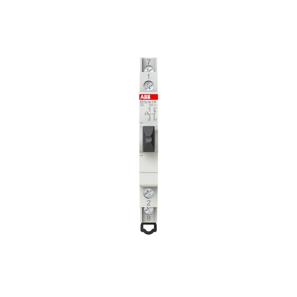 Pushbutton elettrico 16A 250V 1NO+1NC tasto nero uso industriale controllo circuiti