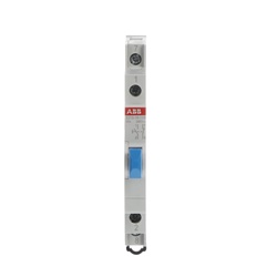 Pushbutton elettrico 16A 250V 1NO+1NC tasto blu modulo 0,5 per automazione industriale