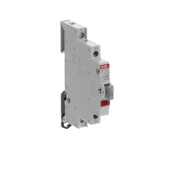 Pulsante luminoso 16A 250V 1NO LED rosso segnalazione impianti elettrici