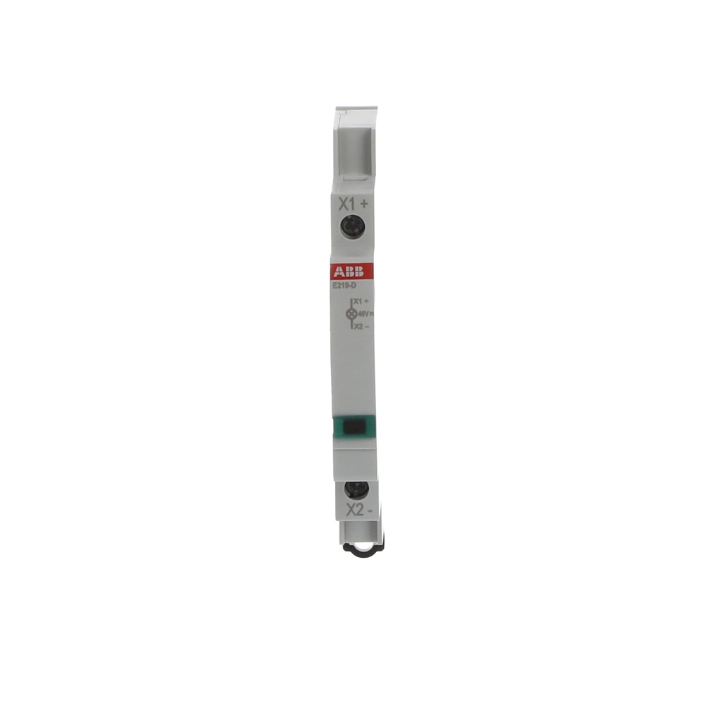 Spia LED verde 16A 12-48V CA/CC segnalazione impianti elettrici industriali e civili