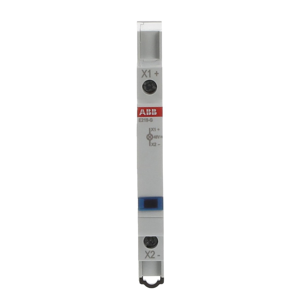 Spia LED blu 12-48V CA/CC 16A segnalazione visiva bassa potenza impianti elettrici