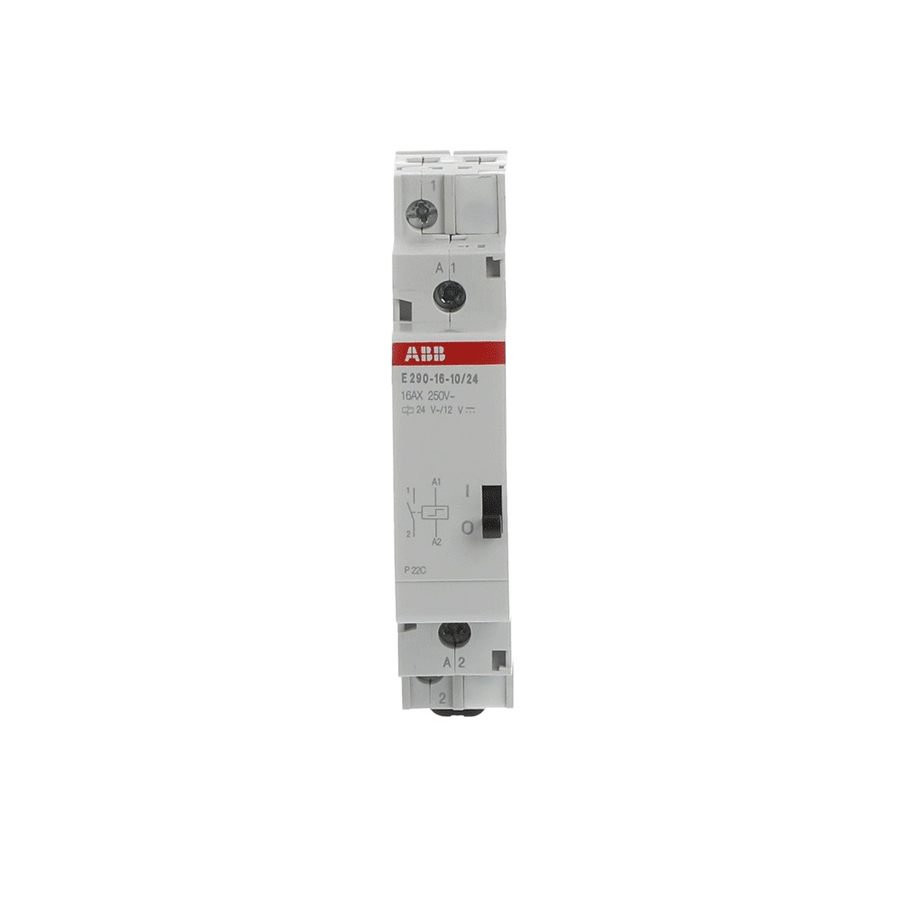 Relè elettromeccanico bistabile E290 16A 10/24V per controllo illuminazione residenziale e industriale
